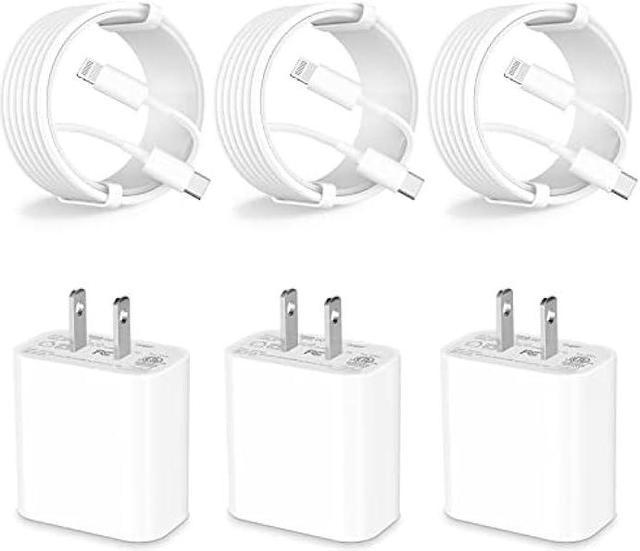 iPhone Charger [MFi Certified] USB C Wall Charger Fast Charging 20W PD  Adapter with 6FT Type-C to Lightning Cable Compatible with iPhone 14 Pro  Max 13