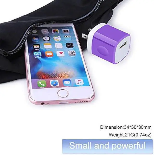 Alt view image 7 of 7 - Fast Charging USB Type C Wall Charger for Samsung Galaxy Note 20/10, S23 S22 S21 S20 FE/Ultra 5G S20+ S10 A51 A71 A11 A01 A20 A50, 5V/1A Single Power Adapter Charger Block Cube 6ft USB C Cable,2Pack