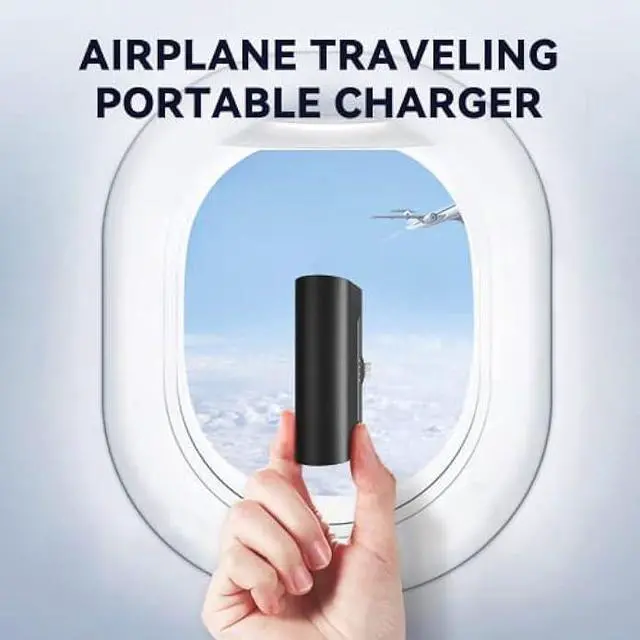 Alt view image 6 of 6 - TCNOLL Mini Portable Charger 4800mAh Small Power Bank Battery Charger Fast Charging 15W Ultra-Compact Lightning Output External Battery Pack for iPhone 14 Pro Max 13 12 11 8 7 6s iPad Pro 2023-Black