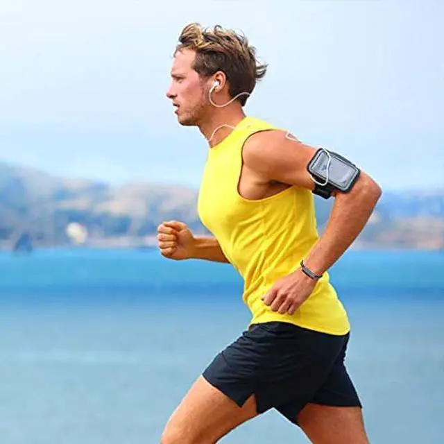 Alt view image 6 of 6 - GVUSMIL USB Leather Charging Braided Bracelets for iPhone, Hematite Metal and Black Leather