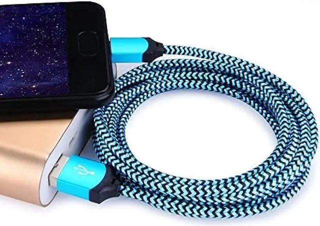 Alt view image 7 of 7 - OrSunday USB Type C Charger Cable Fast Charging Cord Compatible with Google Pixel 3a, 3a XL, 3 XL, Pixel 3, Pixel 2 XL, Pixel 2, Pixel C, Samsung Galaxy S10 S9 S8 (Blue/Green/Purple, 6 feet, 3 Pack)