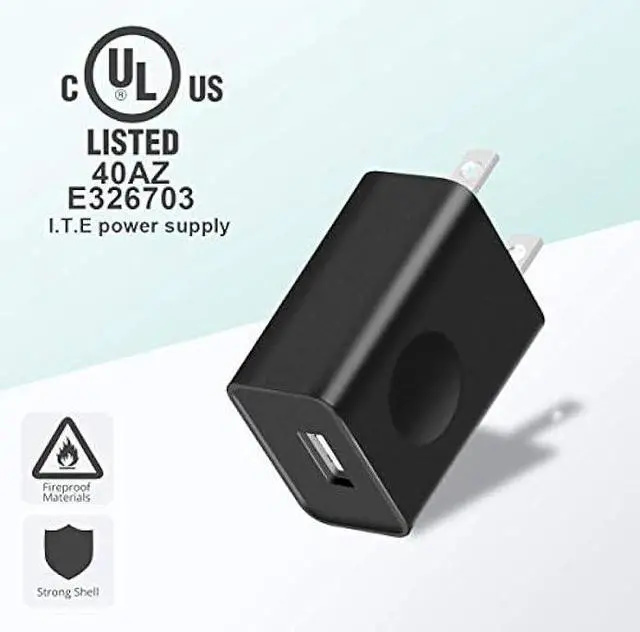 Alt view image 2 of 7 - USB Wall Charger, FONKEN 5V 2A Power Adapter Universal Travel Charger USB Plug Cell Phone Charger Block Cube Compatible with iPhone, iPad, Google Nexus, Samsung, LG, HTC, Moto and More