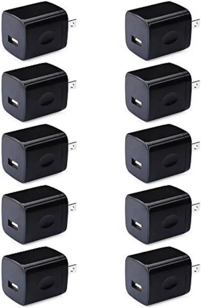 Main image of Fast Charger Block, Single Port USB Wall Plug for Phone 13 Charging Cubes 1A Power Adapter Compatible iPhone 12/11 Pro Max/XS/X/8/7/6/SE, Samsung Galaxy A12/A52/A10e/S22+/S10/S9/S8/Note20 Ultra, Moto