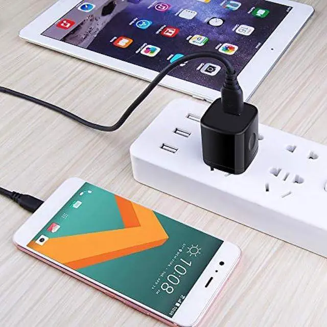 Alt view image 3 of 7 - Fast Charger Block, Single Port USB Wall Plug for Phone 13 Charging Cubes 1A Power Adapter Compatible iPhone 12/11 Pro Max/XS/X/8/7/6/SE, Samsung Galaxy A12/A52/A10e/S22+/S10/S9/S8/Note20 Ultra, Moto