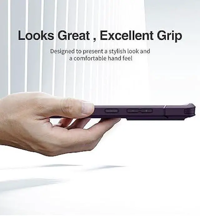 Alt view image 5 of 6 - SURITCH for Samsung Galaxy Note 20 Ultra Case (Only) 6.9-inch, [2 Front Frames][Built-in Screen Protector] Full-Body Protective Rugged Heavy Duty Shockproof Phone Cover-(Dark Purple)