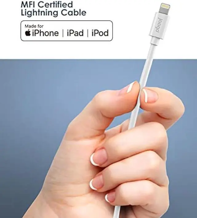 Alt view image 4 of 7 - Jaagd 20W Apple MFi Certified iPhone and iPad Charger, USB C and USB Dual Wall Charger Set with Type-C Lightning Cable Compatible with iPhone 14/13/13 Pro/13 Pro max/iPhone 12/12 Pro max/X and More