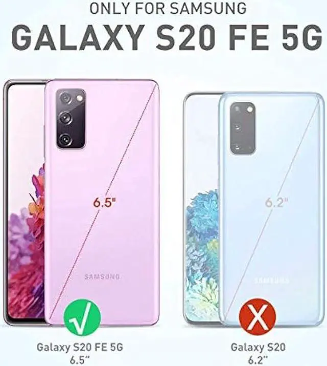 Alt view image 2 of 6 - i-Blason Ares Series Designed for Samsung Galaxy S20 FE 5G Case (2020 Release), Dual Layer Rugged Clear Bumper Case with Built-in Screen Protector (Purple)