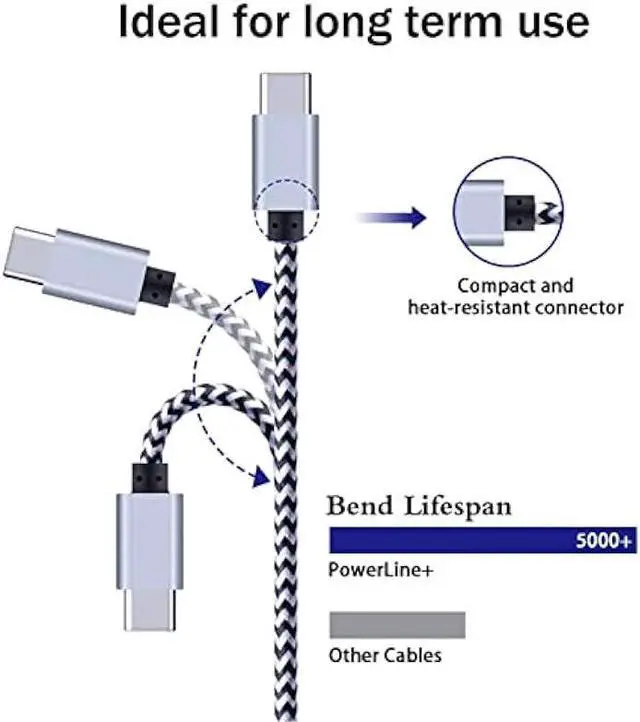 Alt view image 7 of 7 - OrSunday Quick Charge 3.0 Fast Charger for LG Stylo 4/5/6, LG G5 G6 G7 G8 G8X V20 V30 V40 V50 ThinQ, LG Velvet 5G Wing K51 K61 K71 K92 W41