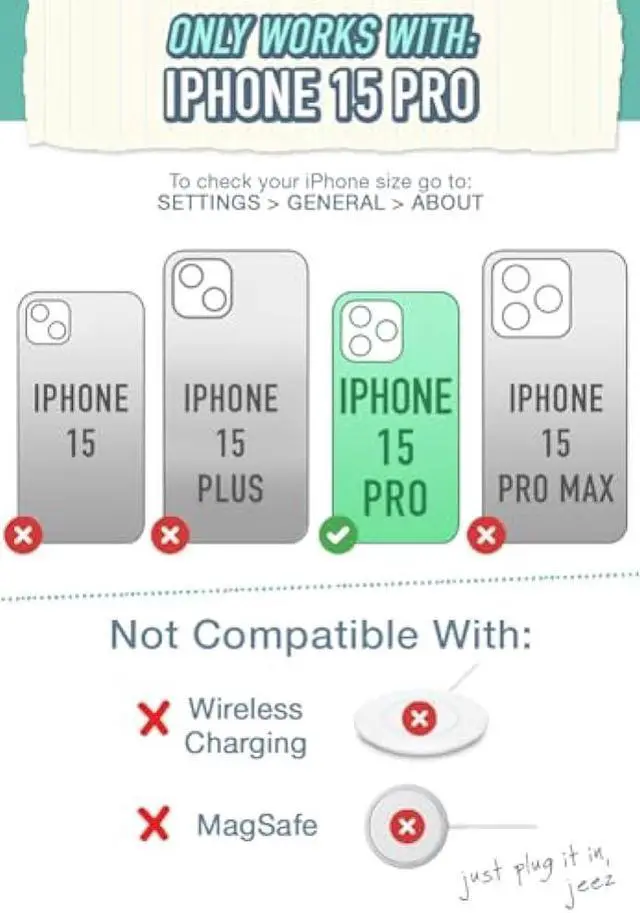 Alt view image 5 of 6 - Smartish iPhone 15 Pro Wallet Case - Wallet Slayer Vol. 2 [Slim + Protective] Credit Card Holder with Kickstand - Black Tie Affair