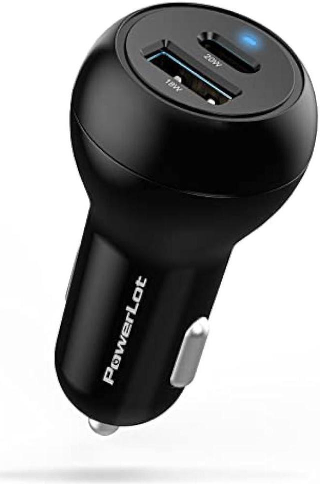 USB C Car Charger Adapter, 12V Car Charger Multi Port, 38W 2 Port Car  Charger, PD