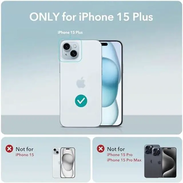 Alt view image 2 of 5 - ESR for iPhone 15 Plus Case with MagSafe, Supports Magnetic Charging, Slim Liquid Silicone Case, Shock Absorbing, Screen and Camera Protection, Cloud Series, Light Tan