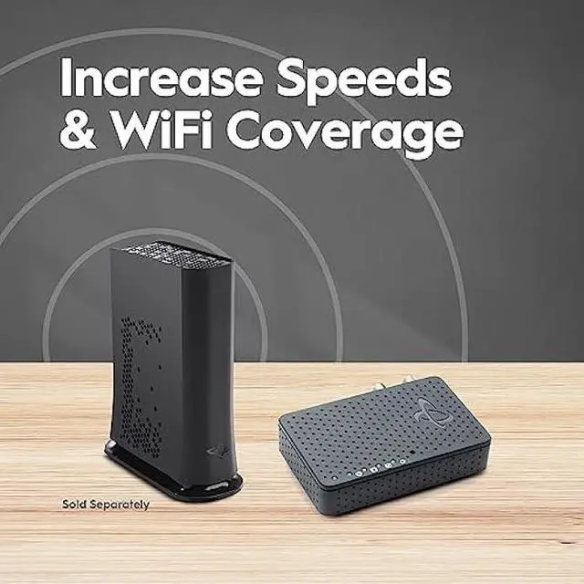 Alt view image 3 of 6 - Hitron Bonded MoCA 2.5 Adapter (2-Pack) | 1 Gbps Ethernet, 2.5 Gbps Over existing Coax Cable | Ideal Backbone for Mesh WiFi, Streaming and Gaming | 2 HTEM4 Adapters in Kit