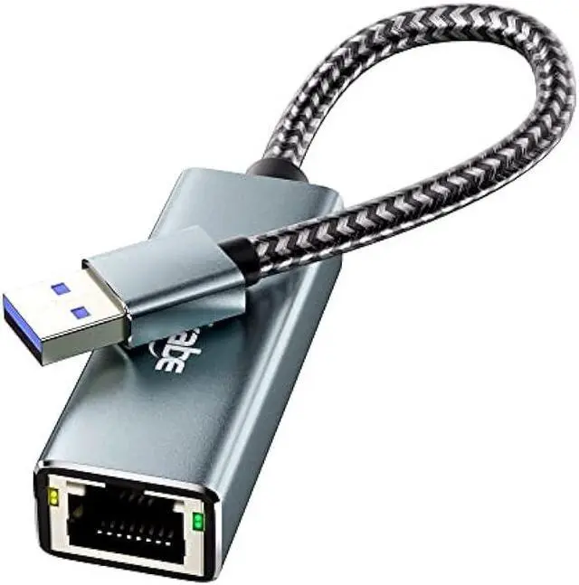 Main image of USB 3.0 to Ethernet Adapter, Fairikabe USB 3.0 to RJ45 Gigabit NIC Network Adapter, USB Computer LAN Card Adapter for Laptop, Nintendo Switch, PC, MacOS, Linux, Windows