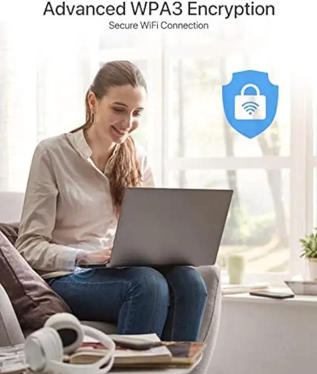 Alt view image 5 of 5 - BrosTrend 1200Mbps USB WiFi Network Adapter for Laptop, Desktop PC of Windows 11/10/8/7, USB 3.0, Wireless Adaptador AC1200 Dual Band 5GHz/2.4GHz
