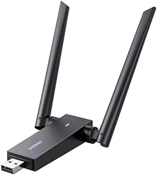 Main image of UGREEN USB WiFi Adapter, WiFi Adapter with AC1300 5dBi High Gain Dual Antennas, 5G/2.4G Dual Band, 164ft Wide Range, USB 3.0 WiFi Adapter for Desktop PC Laptop, Support Windows 11/10/8.1/8/7