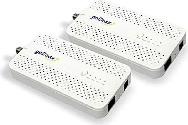 Alt view image 2 of 5 - goCoax MoCA 2.5 Adapter with 2.5GbE Ethernet Port. MoCA 2.5. 1x 2.5GbE Port. Provide 2.5Gbps Bandwidth with existing coaxial Cables. White(2-Pack, MA2500D)