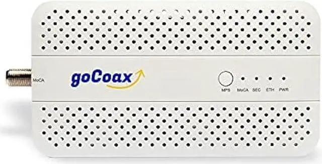 Alt view image 4 of 5 - goCoax MoCA 2.5 Adapter with 2.5GbE Ethernet Port. MoCA 2.5. 1x 2.5GbE Port. Provide 2.5Gbps Bandwidth with existing coaxial Cables. White(2-Pack, MA2500D)
