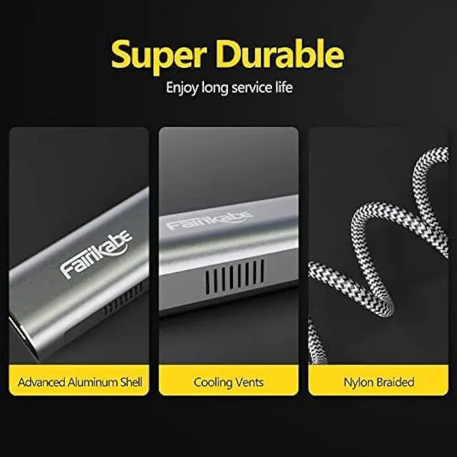 Alt view image 7 of 7 - 2.5G USB C to Ethernet Adapter, fairikabe USB Type C to LAN Network Adapter Gigabit Compatible with Thunderbolt 3, for Mac, MacBook Air, MacBook Pro, iPad Pro, iPad Air, Laptop, Computer