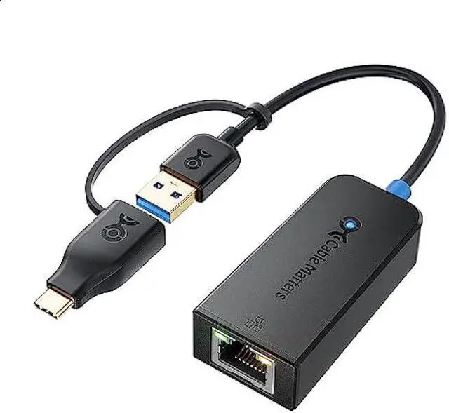 Main image of Cable Matters USB C to 2.5 Gigabit Ethernet Adapter, USB to 2.5 Gigabit Ethernet Adapter, Not Compatible with M2 Macs (2.5g Ethernet to USB, 2.5gbps Ethernet Port) -Compatible with Thunderbolt 4 USB 4
