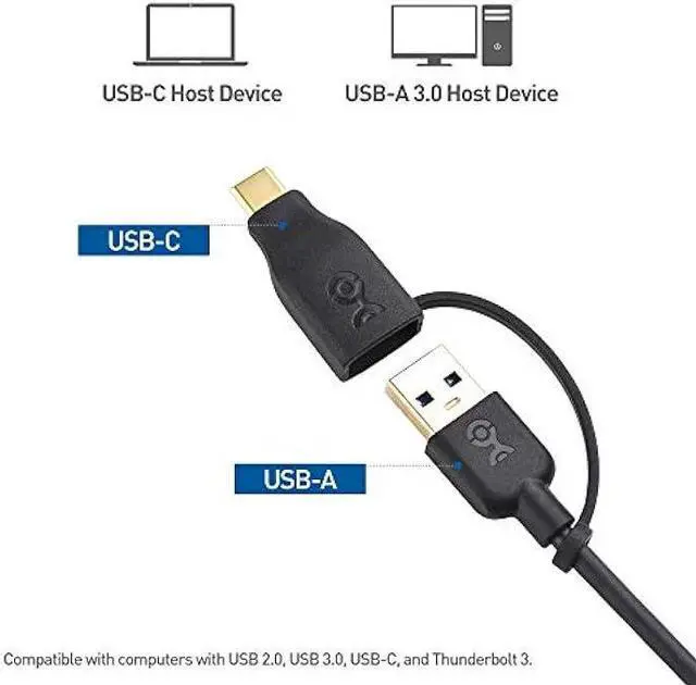 Alt view image 5 of 6 - Cable Matters USB C to 2.5 Gigabit Ethernet Adapter, USB to 2.5 Gigabit Ethernet Adapter, Not Compatible with M2 Macs (2.5g Ethernet to USB, 2.5gbps Ethernet Port) -Compatible with Thunderbolt 4 USB 4