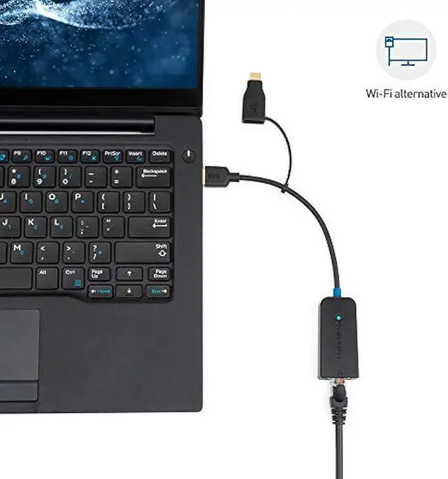 Alt view image 4 of 6 - Cable Matters USB C to 2.5 Gigabit Ethernet Adapter, USB to 2.5 Gigabit Ethernet Adapter, Not Compatible with M2 Macs (2.5g Ethernet to USB, 2.5gbps Ethernet Port) -Compatible with Thunderbolt 4 USB 4
