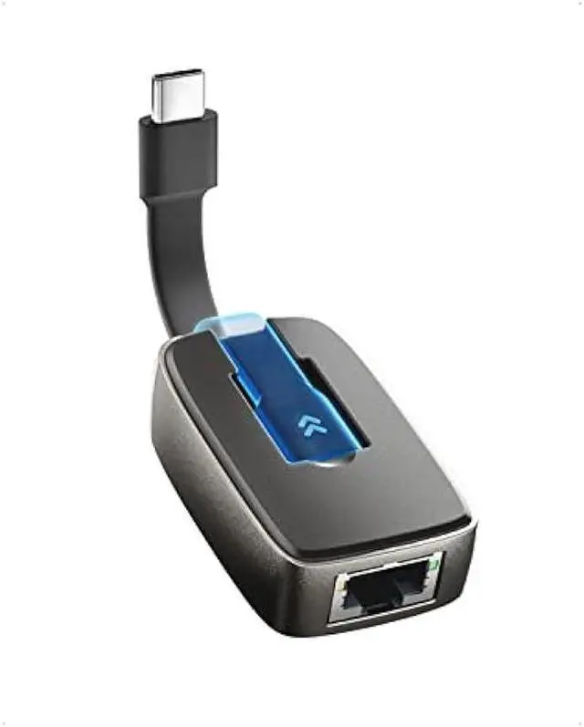 Main image of Cable Matters Portable USB C to Ethernet Adapter Gigabit, Foldable Ethernet to USB C, Thunderbolt to Ethernet Adapter - Thunderbolt 4, USB 4 Compatible for iPhone 15 MacBook Pro, iPhone 15, iPad, XPS