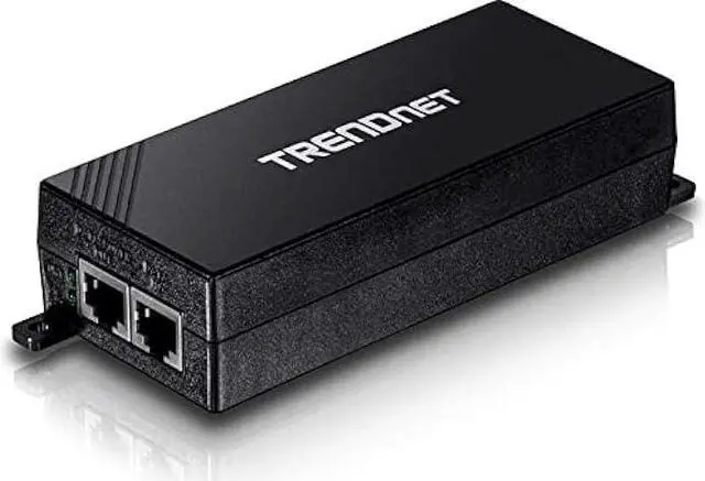 Main image of TRENDnet Gigabit Power Over Ethernet Plus Injector, Converts Non-Poe Gigabit To Poe+ Or PoE Gigabit, Supplies PoE (15.4W) Or PoE+ (30W) Power Network Distances Up To 100M (328 ft.), Black, TPE-115GI