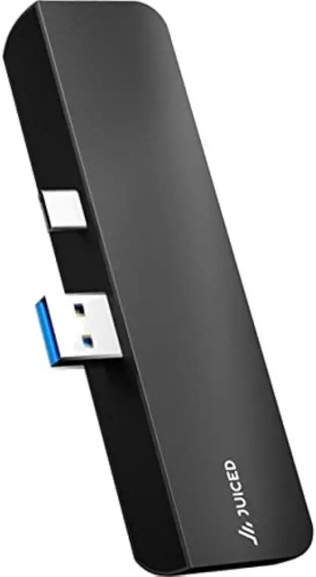 Alt view image 4 of 6 - Juiced Systems ZipHUB PRO | Surface Pro 7 Multiport Adapter | USB-A 10 Gbps | Gigabit Ethernet | USB-C Data (10Gbps)