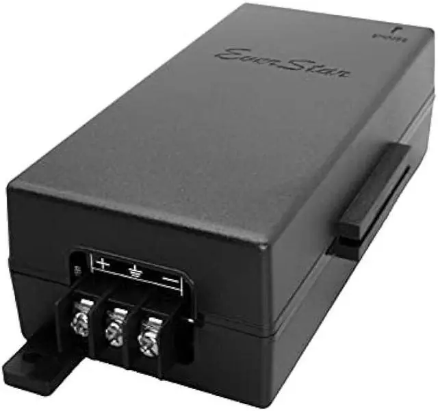Main image of EverStar iPoE-24W24DW 100Mbps | 9-36V DC in | 24V/1A 24W DC PoE Out | DC-DC Converter + Passive Mode B Solar PoE Injector for airCube ISP,G3FlexCam,locoM9/5/2,NSM5/3/365/2 | Black