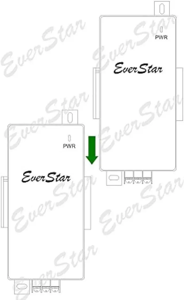 Alt view image 7 of 7 - EverStar iPoE-24W24DW 100Mbps | 9-36V DC in | 24V/1A 24W DC PoE Out | DC-DC Converter + Passive Mode B Solar PoE Injector for airCube ISP,G3FlexCam,locoM9/5/2,NSM5/3/365/2 | Black