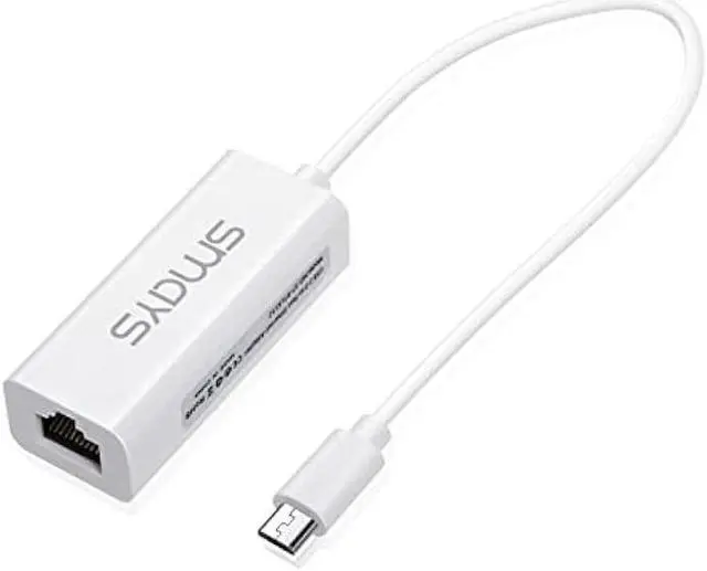 Main image of Micro USB Ethernet Adapter for Android Windows Tablet, Nexus Player, Dell Venue - Wired LAN Connection
