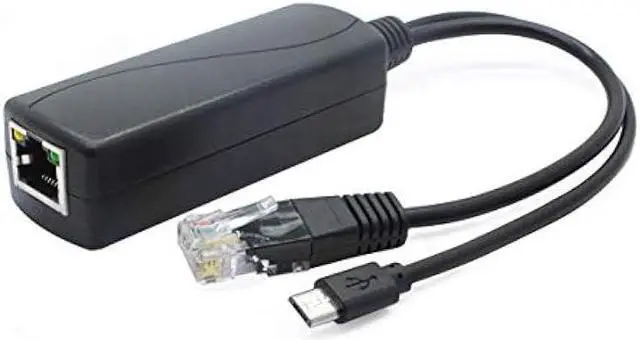 Alt view image 7 of 7 - ANVISION 4-Pack 5V PoE Splitter, 48V to 5V 2.4A Adapter with Micro USB Plug, IEEE 802.3af Compliant, for IP Camera, Tablets, Dropcam or Raspberry Pi and More, AV-PS05-1