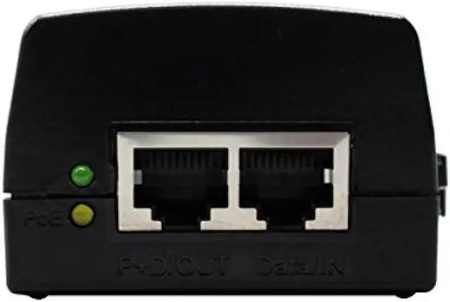 Alt view image 2 of 7 - ANVISION 48V 0.8A Gigabit PoE Power Adapter Supply Injector with AC Cord, IEEE 802.3af/at Compliant, for IP Voip Phones, Cameras, AP and More