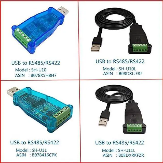 Alt view image 6 of 7 - DSD TECH SH-U10 USB to RS485 Converter with CP2102 Chip Compatible with Windows 7,8,10,Linux,Mac OS