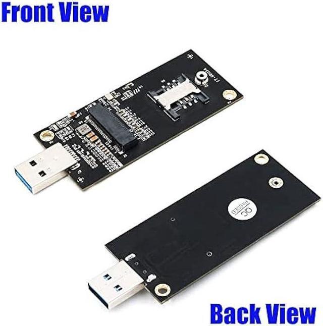 Alt view image 4 of 6 - NGFF(M.2) Key B to USB 3.0 Adapter with SIM 6pin Slot for WWAN/LTE Module