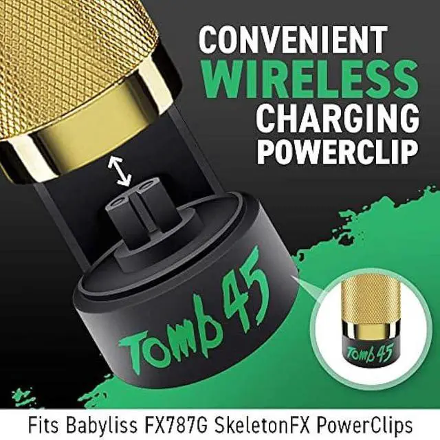 Alt view image 2 of 6 - Wireless Charging PowerClip Adapter for BaBylissPRO Barberology GOLDFX Clipper, FX870G, Wireless Charging Adaptor Only, Wireless Charging Adaptor for GOLDFX