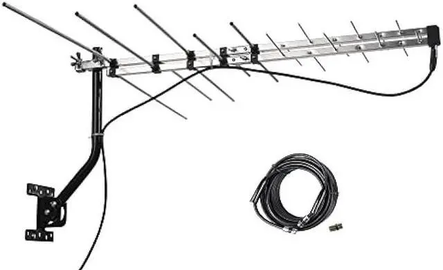 Main image of TV Outdoor Yagi Antenna with Long Range Reception Capacity - Digital TV Antenna Available for Attic or Roof Mount, Long Range Digital OTA Antenna for Clear Reception, 4K/1080P/HD