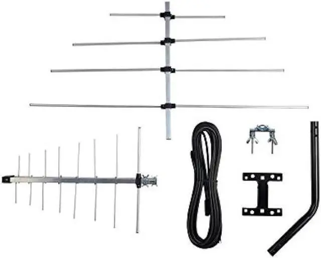 Alt view image 2 of 4 - TV Outdoor Yagi Antenna with Long Range Reception Capacity - Digital TV Antenna Available for Attic or Roof Mount, Long Range Digital OTA Antenna for Clear Reception, 4K/1080P/HD