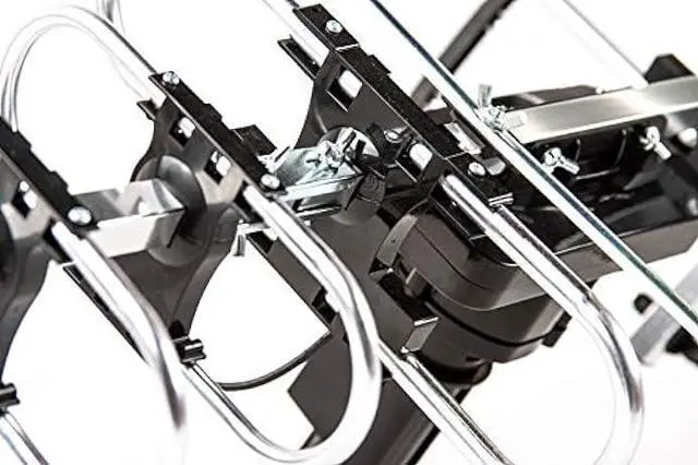 Alt view image 5 of 5 - Five Star Outdoor Antenna HD TV 200 Miles Range with Motorized 360° Rotation, UHF/VHF/FM Radio with Infrared Remote Control