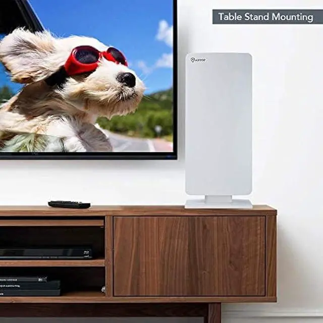 Alt view image 5 of 7 - ANTOP Outdoor/Indoor HDTV Antenna, Big Boy Series AT-400BV, Smartpass Amplifier, 85 Miles Range, UHF/VHF Range Enhanced, Support 4K 1080p