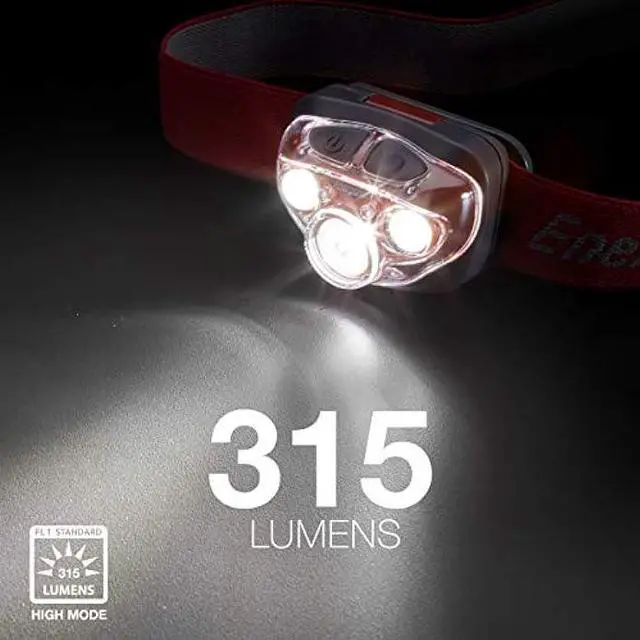 Alt view image 3 of 6 - Energizer LED Headlamp Pro315, Rugged IPX4 Water Resistant Head Light for Camping, Outdoors, Power Outage Emergency (Batteries Included)