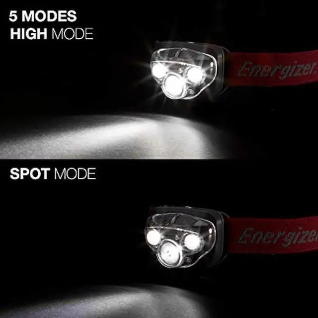 Alt view image 6 of 6 - Energizer LED Headlamp Pro315, Rugged IPX4 Water Resistant Head Light for Camping, Outdoors, Power Outage Emergency (Batteries Included)