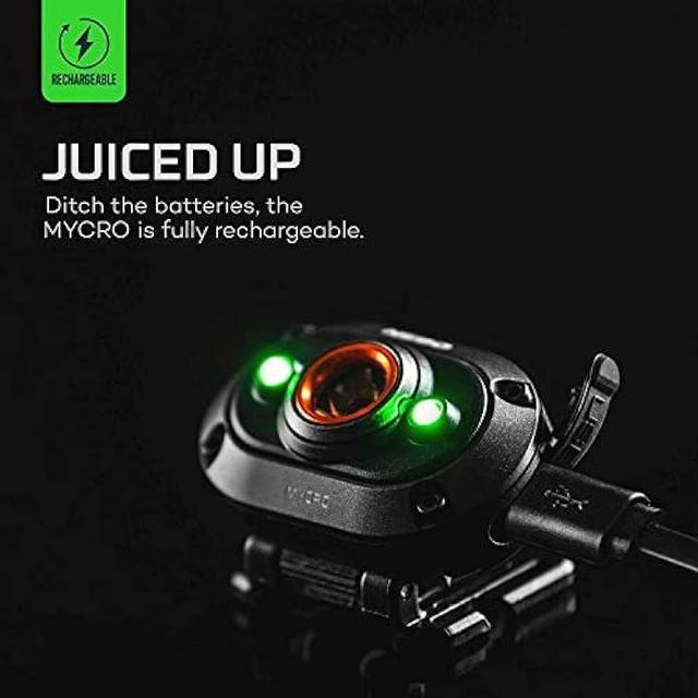 NEBO MYCRO USB Rechargeable, Adjustable LED Headlamp & Cap Light, Bright  Spot Light for Camping, Hiking, Caving, Fishing with Adjustable Head Strap  and Cap Clip, IPX4 Water Resistant 