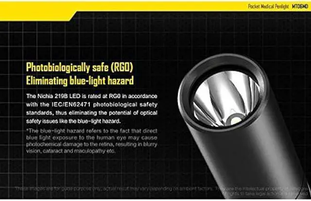Alt view image 4 of 6 - NITECORE MT06MD 180 Lm Nichia 219B 2Xaaa LED Penlight - MT06 Upgrade, Black