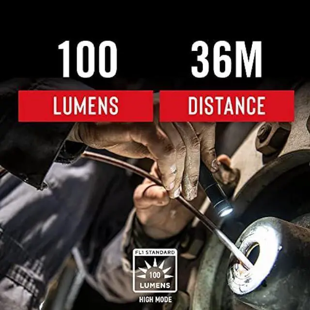 Alt view image 2 of 6 - Coast KL10 100 Lumen LED Keychain Light, Pocket Sized, Black