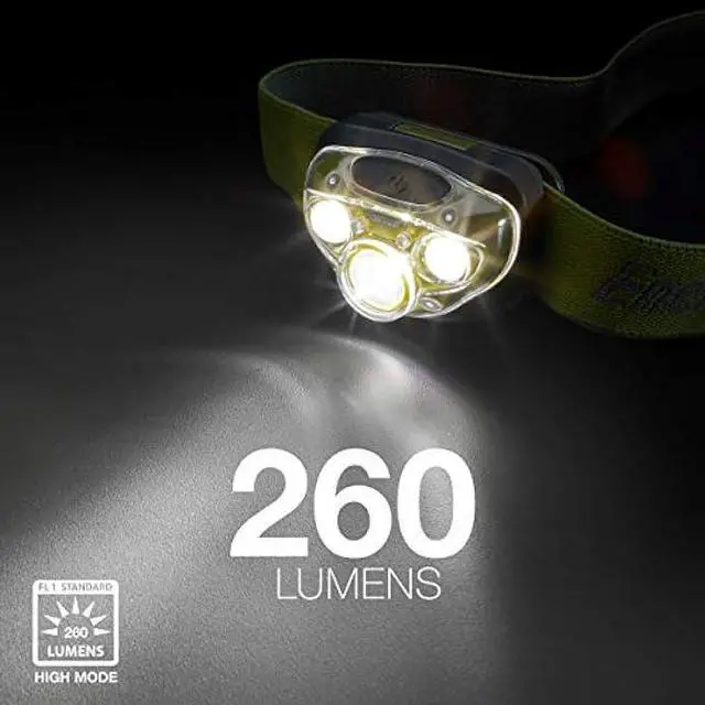 Alt view image 3 of 6 - Energizer LED Headlamp Pro260, Rugged IPX4 Water Resistant Head Light, Ultra Bright Headlamps for Running, Camping, Outdoor, Storm Power Outage (Batteries Included)