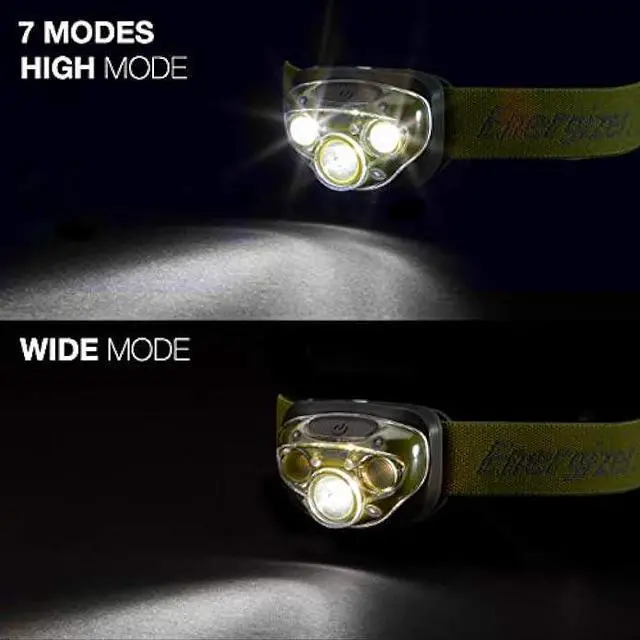 Alt view image 6 of 6 - Energizer LED Headlamp Pro260, Rugged IPX4 Water Resistant Head Light, Ultra Bright Headlamps for Running, Camping, Outdoor, Storm Power Outage (Batteries Included)