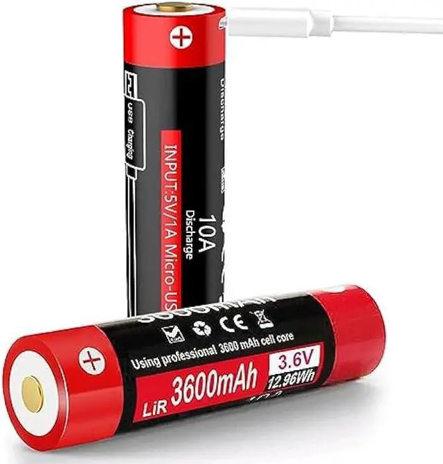 Main image of Rechargeable Battery 3.7V 3600mAh for Streamlight X Series Flashlights 2-Pack