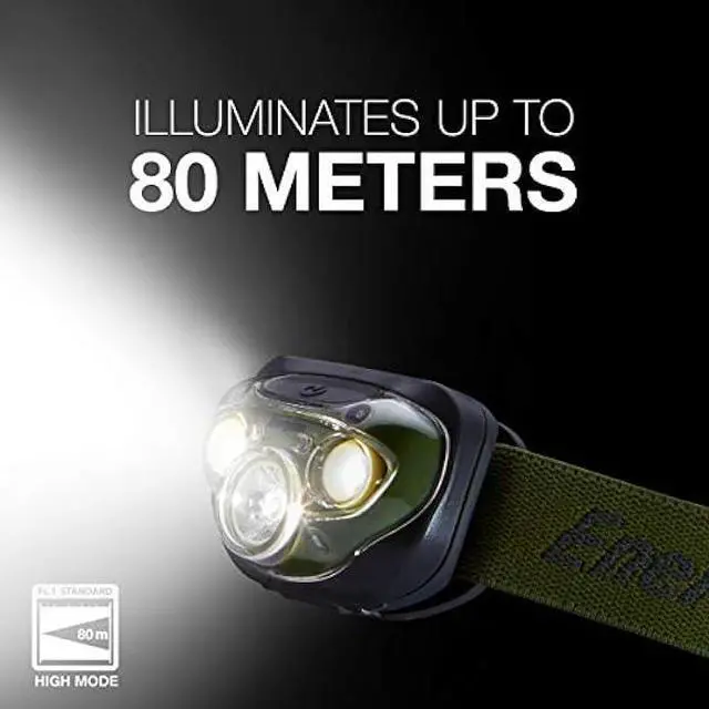 Alt view image 4 of 6 - Energizer LED Headlamp Pro260, Rugged IPX4 Water Resistant Head Light, Ultra Bright Headlamps for Running, Camping, Outdoor, Storm Power Outage (Batteries Included)