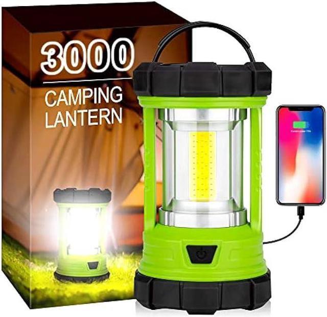 Portable COB LED Camping Light Collapsible Camping Lantern Hanging Tent  Flashlight Lights for Outdoor Camping Hiking